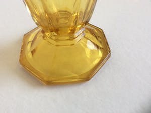 Val-Saint-Lambert - Art Deco uranium glazen vaas kopen? Bied vanaf 89!