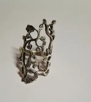 nieuwe Vintage zilveren handgemaakte echte Zwitserse filigraan  setting kopen? Bied vanaf 80!