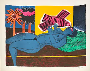 Corneille - Lithografie *L'oiseau proche* Kunstenaarsafdruk 1988 kopen? Bied vanaf 650!