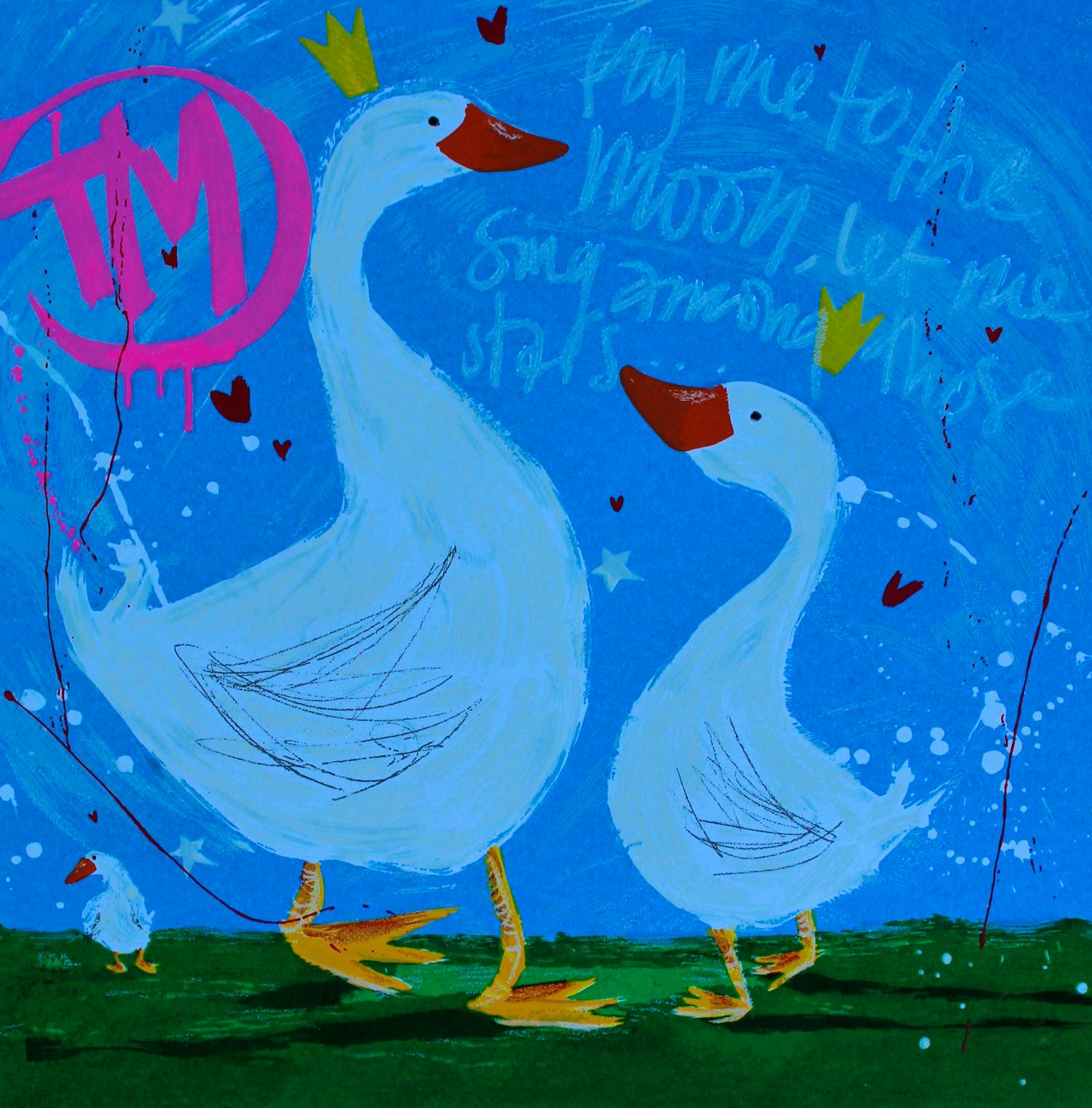 Buy Selwyn Senatori - Zeefdruk: Fly me to the moon? Bid from 100!