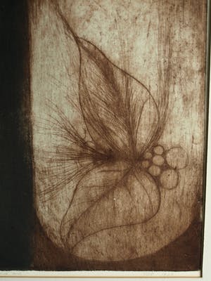 Sam Parabirsingh - Ingelijste ets, Between You and Me – 1977 – nr. 13 van 15 ex. kopen? Bied vanaf 45!