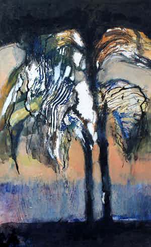 Ab Jongmans - Olieverf ingelijst: Jarabacou(Dominicaanse Republiek) - 1998 verkocht voor € 150!