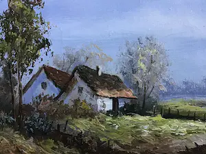 Henner Knauf - Landschapje kopen? Bied vanaf 1!