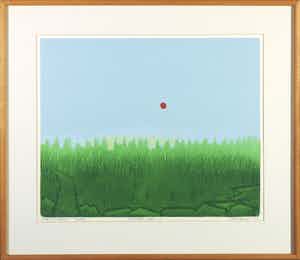 Ries Kleijnen - Gemengde druktechniek, Vallei van Ihlara, Turkije - Ingelijst verkocht voor € 35!