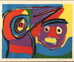 Karel Appel - Le Marin et L’oiseau kopen? Bied vanaf 1199!