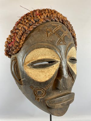 Chokwe - 220267 African mask from the Chokwe - Angola. kopen? Bied vanaf 55!