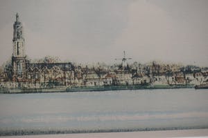 Ciano Siewert - Litho - Oer Hollands Landschap II kopen? Bied vanaf 50!