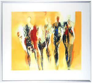 Peter Meijer - Zeefdruk, Oqives - Ingelijst (Groot) verkocht voor € 100!