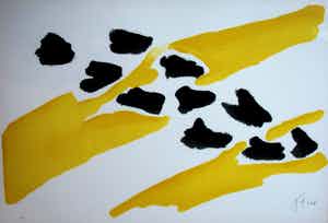 Pierre Tal-Coat - Pierre Tal-Coat - litho - abstract verkocht voor € 150!