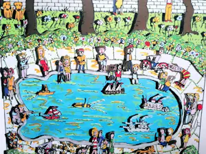 James Rizzi - Park Pond kopen? Bied vanaf 75!