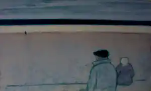 Hans Potthof - Litho: Op het strand verkauft für € 99!