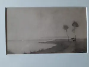 Jan Mankes - Originele Heliogravure Waterlandschap 1923 kopen? Bied vanaf 140!