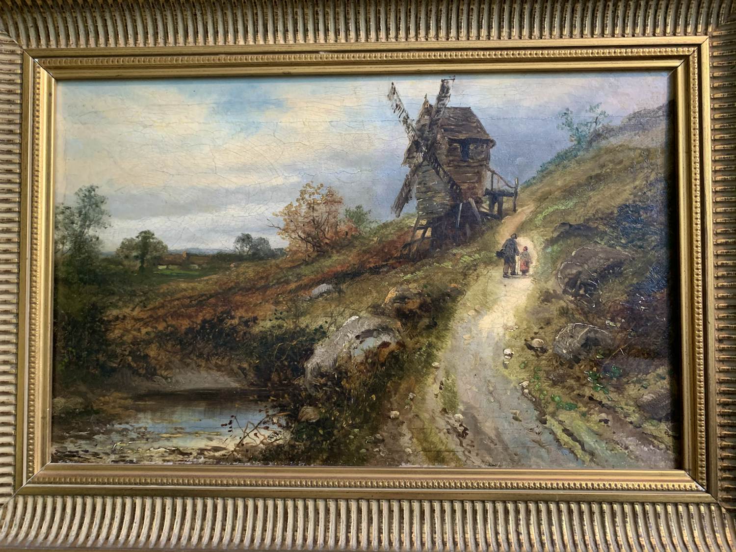 Niet of onleesbaar gesigneerd - Landschap met molen kopen? Bied vanaf 1!