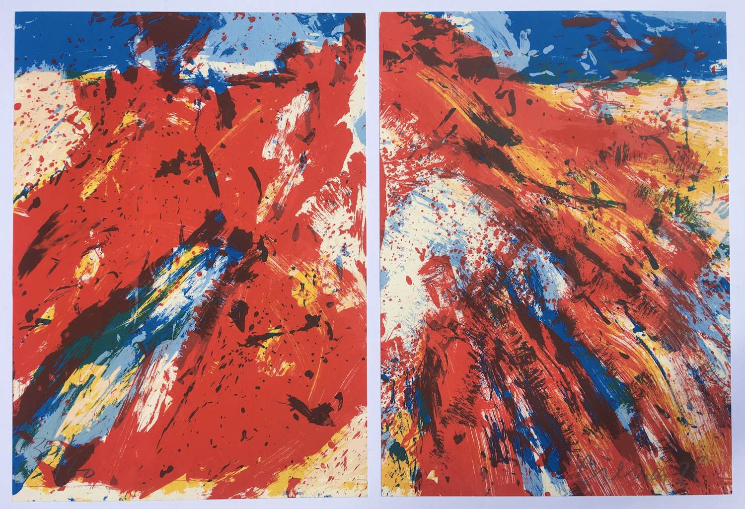 Jan Cremer - tweeluik litho - 1988 - oplage 60 kaufen? Bieten Sie von 250!