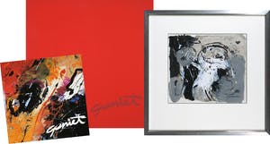 Gerriet Postma - Expressieve gouache met gesigneerde en genummerde monografie in casette kopen? Bied vanaf 500!