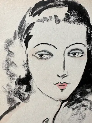 Kees van Dongen - Pochoir - Portrait de femme kopen? Bied vanaf 875!