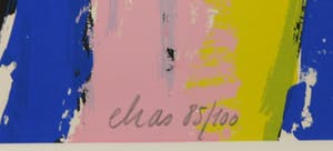 Etienne Elias - Zeefdruk, Vrouwfiguur kopen? Bied vanaf 1!