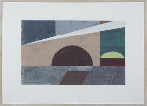 Henri Plaat - Gouache, Geometrisch-abstracte - Ingelijst kopen? Bied vanaf 100!