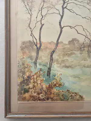 Adrianus Johannes Grootens - Bomen. Landschap. Herfst. kopen? Bied vanaf 79!