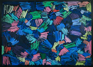 Niet of onleesbaar gesigneerd - Olieverf op doek, Bloemetjes (Groot) kopen? Bied vanaf 1!