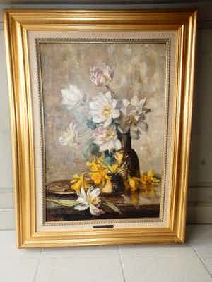 Marguerite Dielman - bloemen verkocht voor € 350!