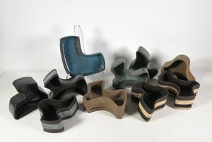 Carla van Ouwenaller - Steenwerk, Lot van 10 schalen kopen? Bied vanaf 35!