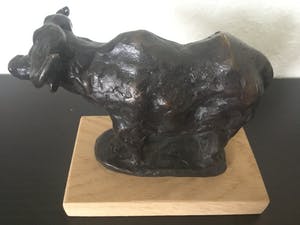 Brons (Onbekend) - Buffel - Os kopen? Bied vanaf 10!