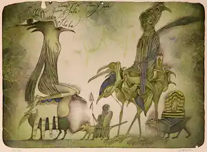Adolf Born - Litho, Koningin van Saba verkauft für € 470!