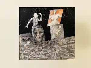 Hans Almekinders - Bijzondere gemengde techniek (inkt, aquarel, sepia) "Levensloop" kaufen? Bieten Sie von 41!