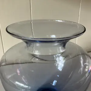 Andries Dirk Copier - Leerdam vaas - blauw/grijs kopen? Bied vanaf 25!