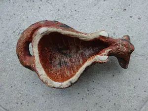 Jan van Stolk - zeldzame plastiek van een op de loer liggende kat kopen? Bied vanaf 145!