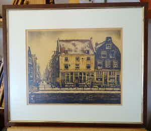 Cornelis Brandenburg - Zwanenburgwal, Amsterdam verkocht voor € 55!