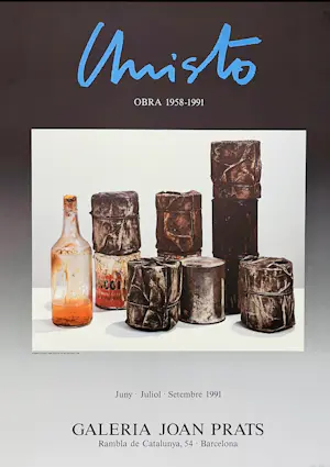 AcheterChristo - Galeria Joan Prats - Tentoonstellingsaffiche - Barcelona 1991? Enchérissez de 20!