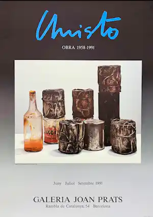AcheterChristo - Galeria Joan Prats - Tentoonstellingsaffiche - Barcelona 1991? Enchérissez de 20!