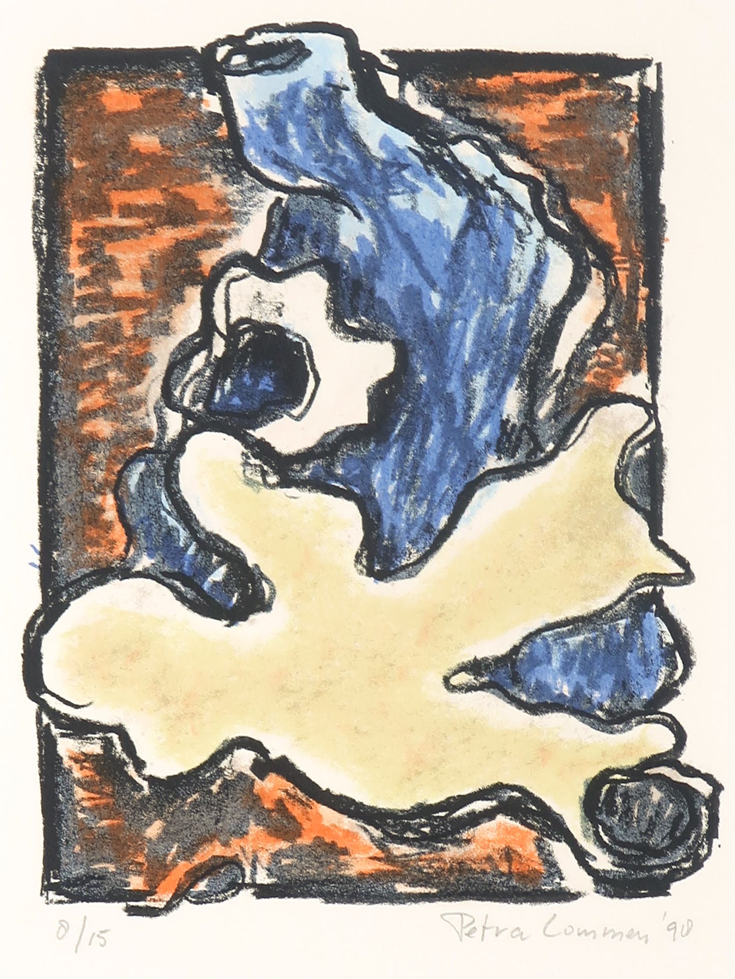 Petra Lommen - Litho, Zonder titel kopen? Bied vanaf 1!