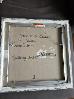 Jacqueline Bozon - Building blocks drieluik uit de Ibiza serie kopen? Bied vanaf 499!