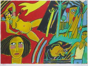 Corneille - Litho, Zonder titel - Ingelijst kopen? Bied vanaf 200!