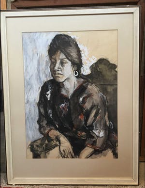 Niet of onleesbaar gesigneerd - C3103-2 - Portret van een dame kopen? Bied vanaf 10!