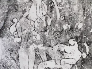 Wim Motz - Jazz-scene - Litho kopen? Bied vanaf 1!