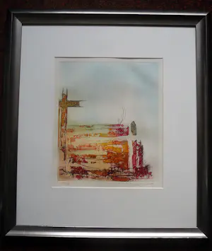 Olivier Beijn - Landschap III -ets 2007- kopen? Bied vanaf 65!