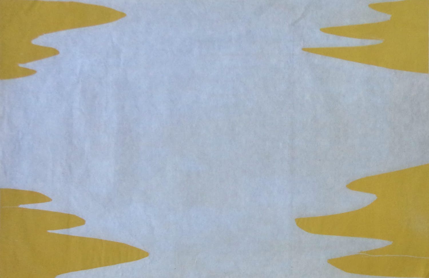 Carel Visser - GELE ABSTRACTIE / KLEURLITHO / 63x92cm / SIG / 1976 / PRENT 190 kopen? Bied vanaf 25!