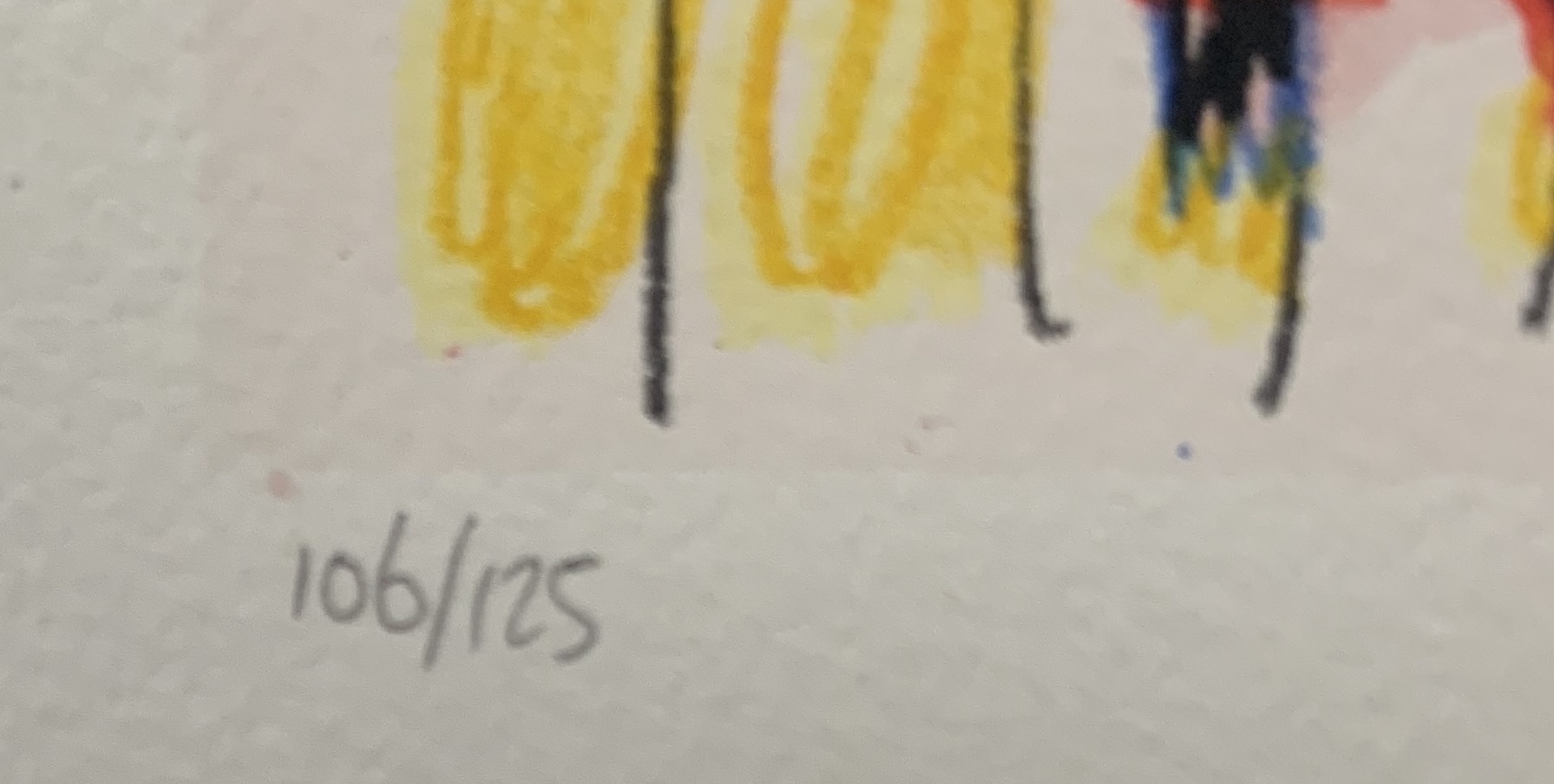 Kees Salentijn - kleurenzeefdruk - 'De kat' kopen? Bied vanaf 99!