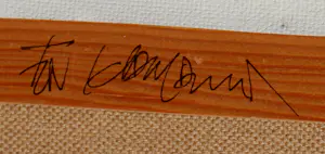 Fon Klement - Ingelijste olieverf: 'air de fête' - 1991 kopen? Bied vanaf 1000!