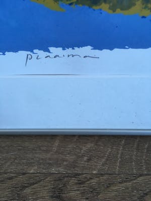 John Lie a Fo - Handgesigneerde kleurenlitho ‘Piaaiman’. kopen? Bied vanaf 60!