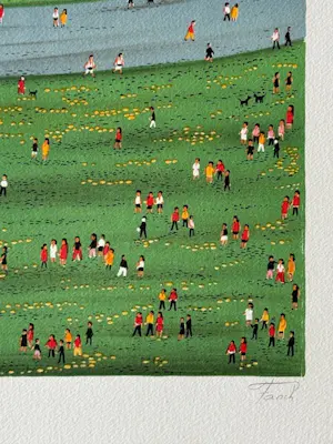 Francois Ledan - Lithographie "Ballooning over Central Park" kopen? Bied vanaf 105!