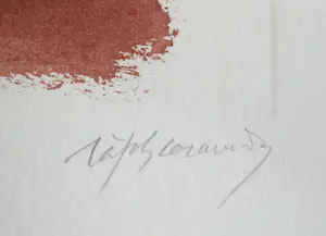 Albert Rafols Casamada - Groot Gesigneerde Aquatint Ets - 2005 kopen? Bied vanaf 575!