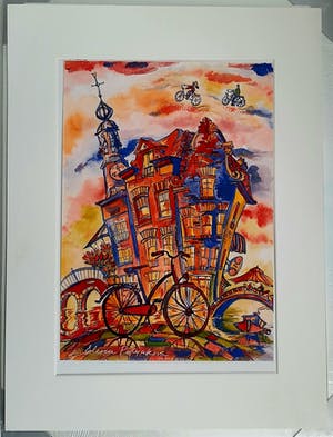 Elena Polyakova - Vrolijk Amsterdam kopen? Bied vanaf 45!