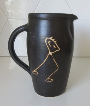 Niet of onleesbaar gesigneerd - Jan Vander Elst - Studio keramische kan en twee bekers kopen? Bied vanaf 1!