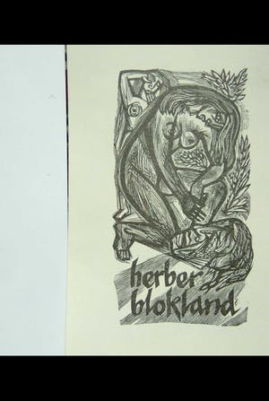 Lou Strik - Houtsnede en Ex Libris kopen? Bied vanaf 10!