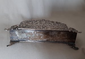 Curiosa - Zilver 800 servet houder kopen? Bied vanaf 1!